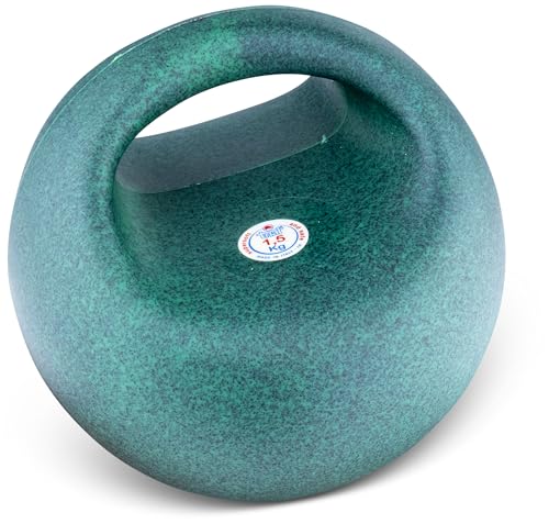 Trial Over Kettlebell 1.5 kg | Green | 19 cm Diameter | Versatile Training | Progression in Training Efforts