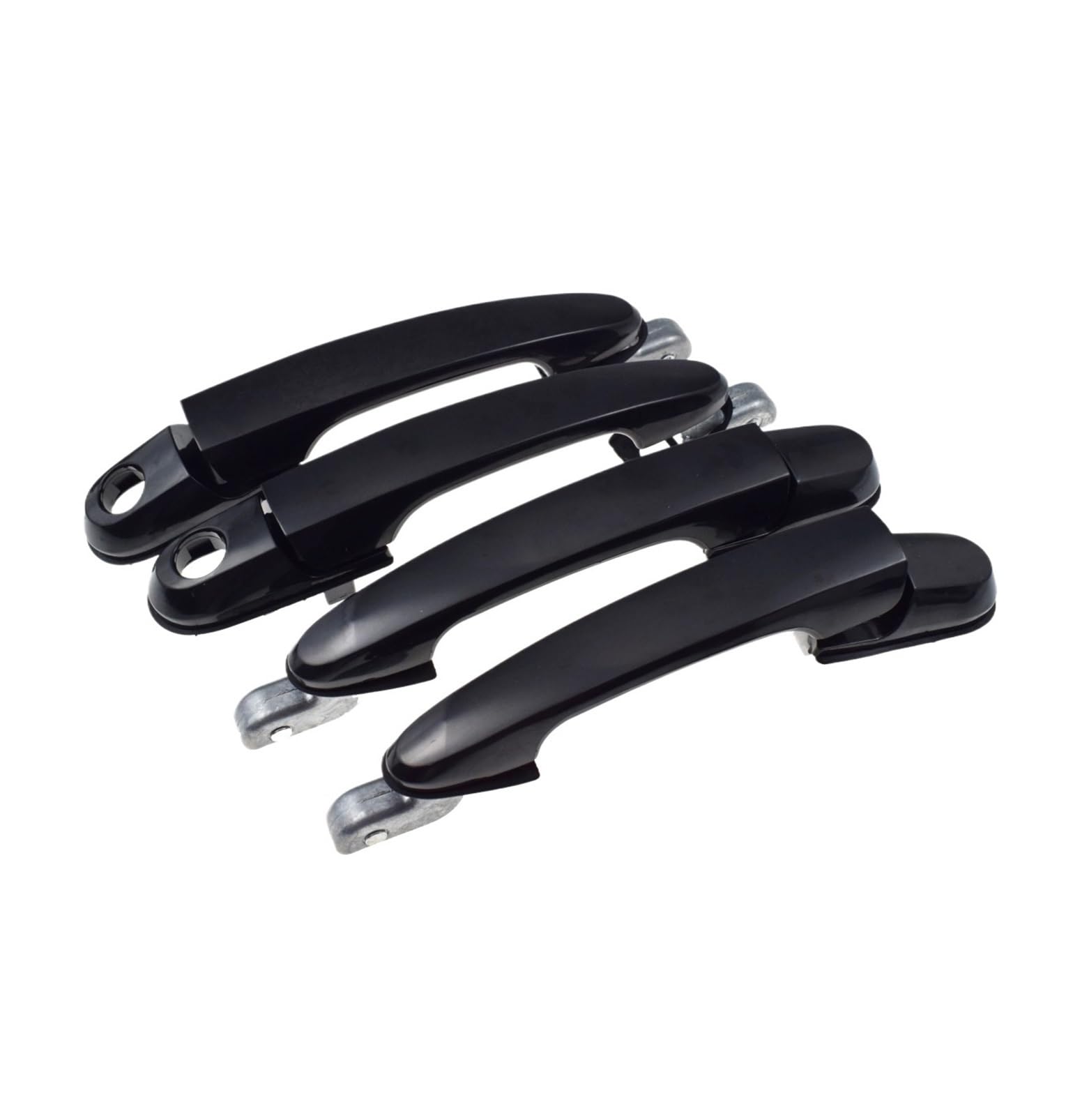 WNBXHSD Car Exterior Car Door Handle for Hyundai for Tucson 2004-2009 Outside Door Handle Frame Bezel Base Front Rear Left Driver Right Passenger