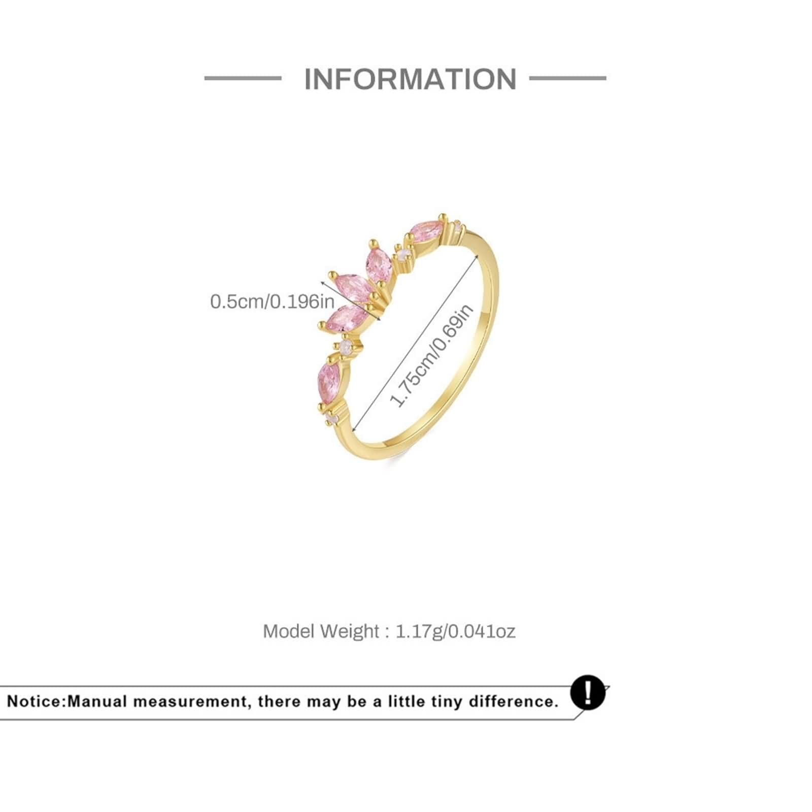 Beydodo Anillos Boda Oro Amarillo 9 14 18 K Mujer con Marquesa con Cristal, Anillo para Mujer Oro de Boda