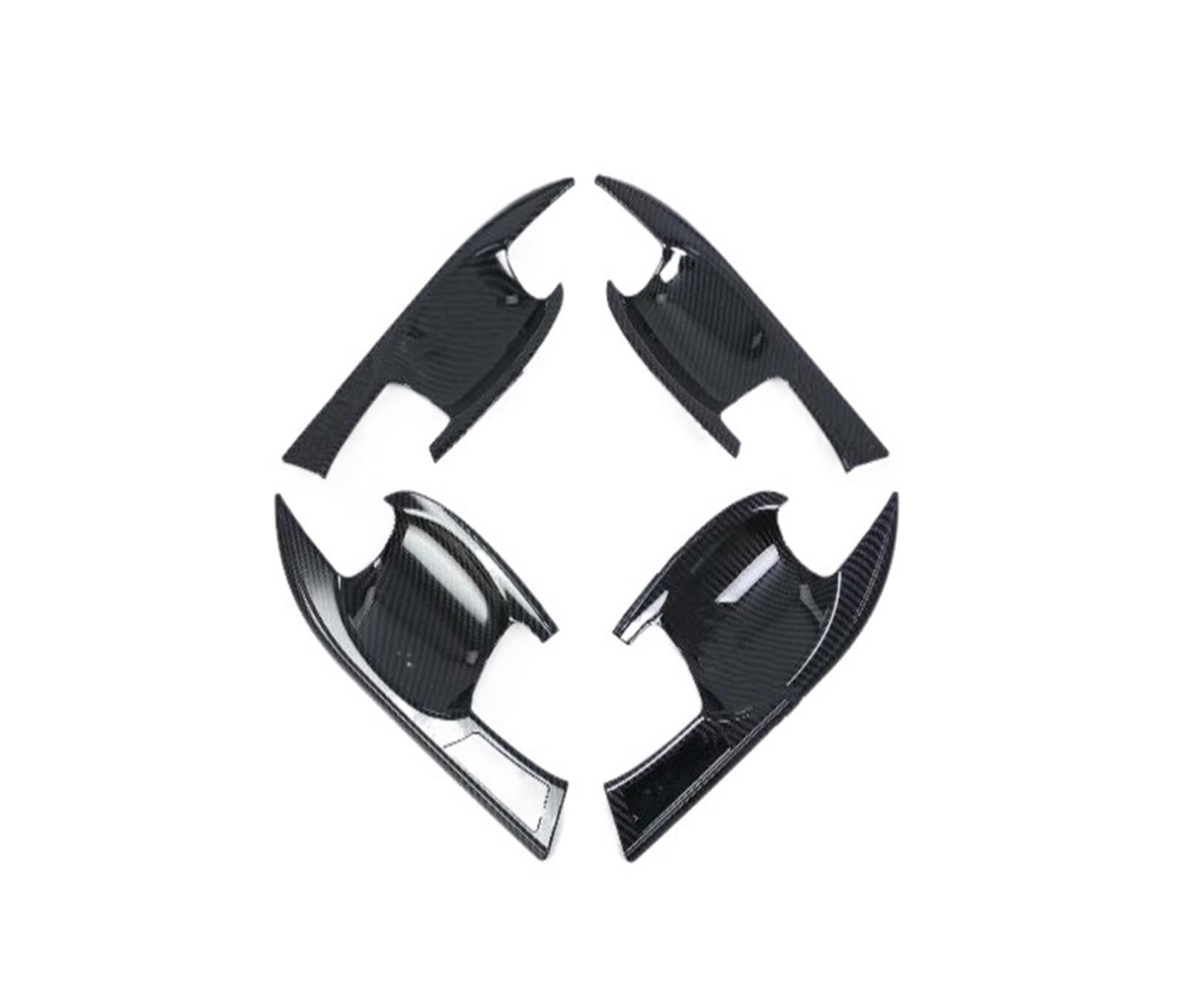 Drezzo Car Exterior Door Handle Car Door Handle Bowl Cover Trim for Mitsubishi for Eclipse for Cross 2018-2019 2020