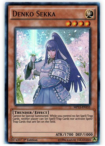 YU-GI-OH! - Denko Sekka (MP15-EN155) - Mega Pack 2015 - 1st Edition