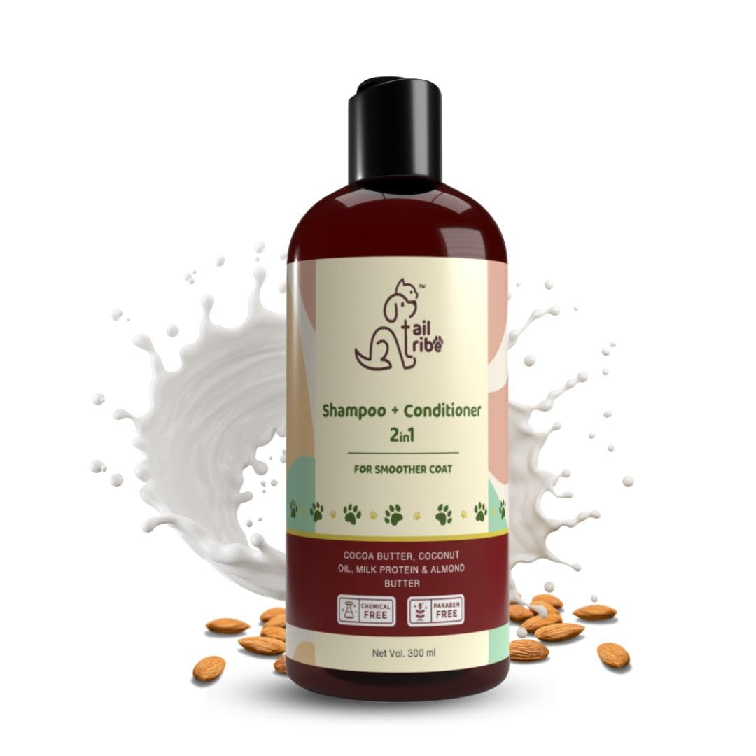The TAIL TRIBE Shampoo + Conditioner | 2 in 1 | PARABEN Free | Harmful Chemical Free | NO Artificial FRAGRANCES | Vegan | Nourishing and Conditioning. (B0D4JFGT76) Amazon Price History, Amazon Price Tracker