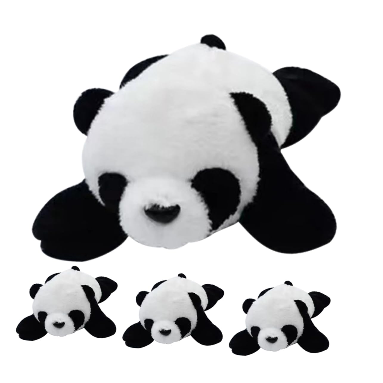 Aimants pour réfrigérateur pandas en peluche Alipis idée cadeau décoration ludique chambre