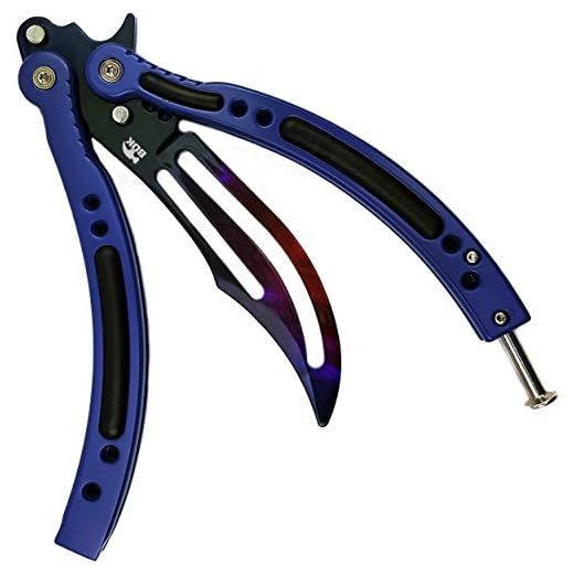 BOKHAMMER – CSGO Butterfly dubbel balisong tränare träning kniv