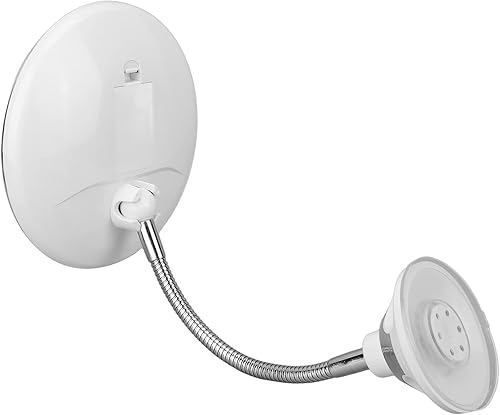 Miniatura 5 de Espejo de aumento, 10 aumentos de luz LED de relleno, ventosa, espejo de maquillaje ajustable para oficina en casa