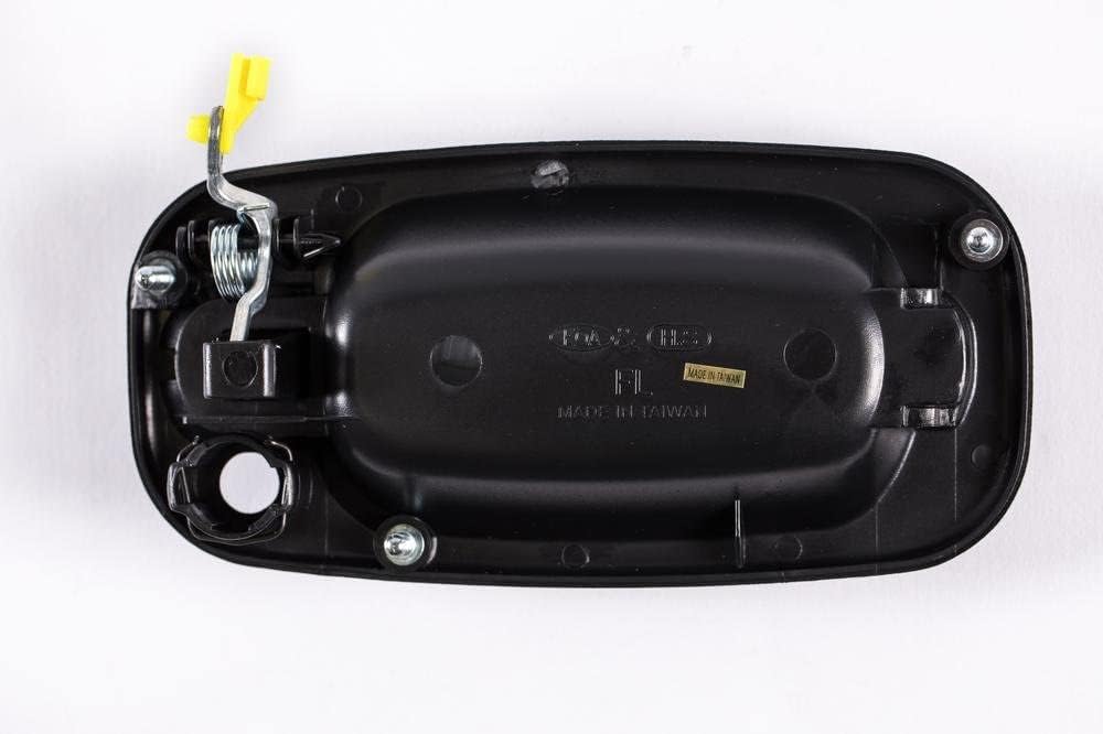 Front Left Driver Side Black Door Handle for Cadillac Escalade, Chevrolet Avalanche, Silverado, Suburban, Tahoe, GMC Sierra, Yukon, Yukon XL GM1310129 (1999, 2001, 2002, 2003, 2004, 2005, 2006, 2007)