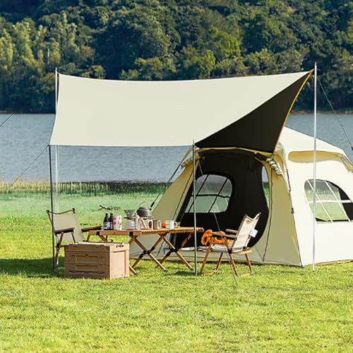 Support d'auvent métallique stable pour abri de camping tout terrain - 2