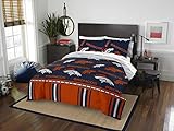 Northwest The Company Officially Licensed NFL Denver Broncos Queen Bed in a Bag Set, 86' x 86'