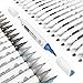 ARTEZA Grayscale Alcohol Markers Set of 36 Tones, Everblend Sketch Pens with Dual Tips, Fine and Broad Chisel