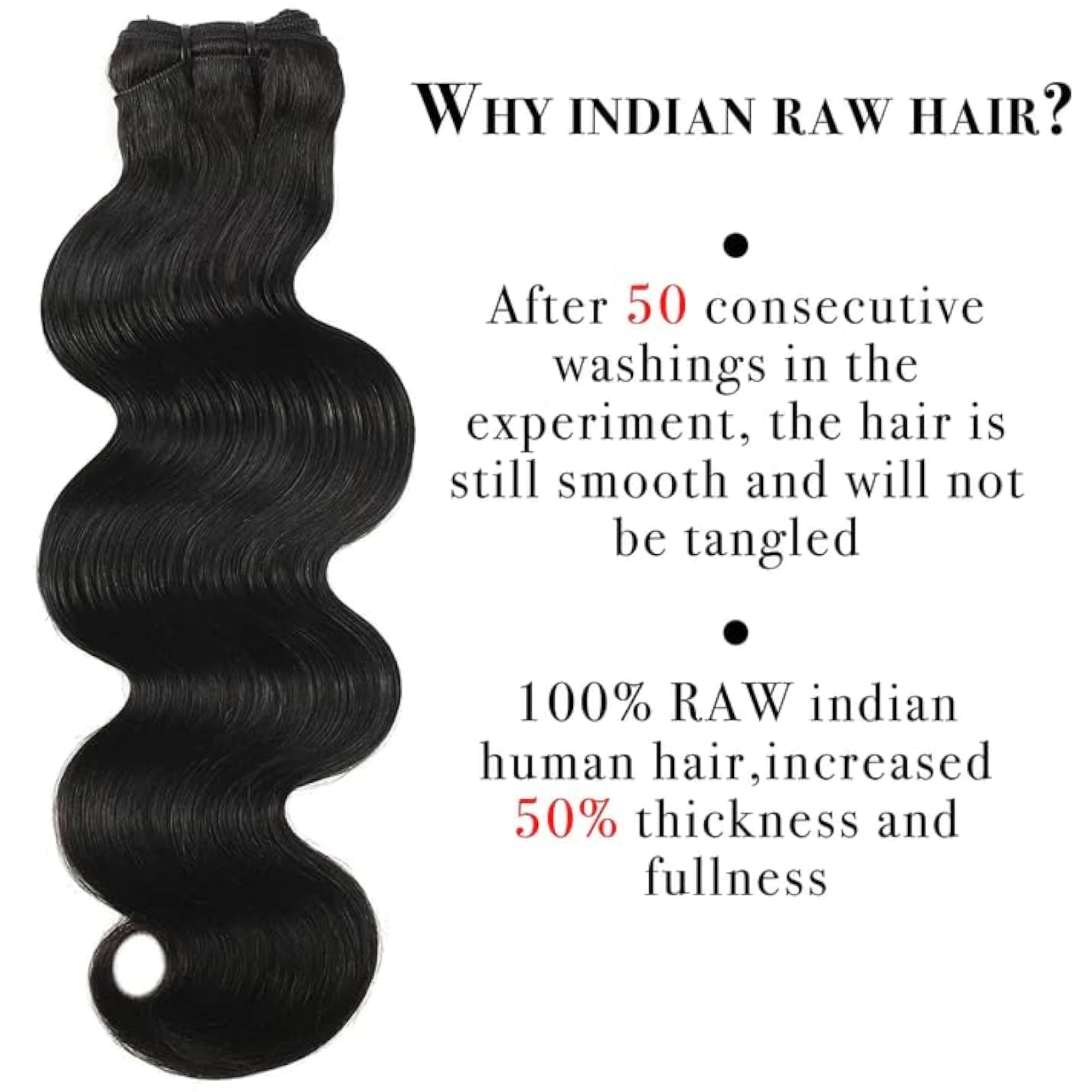 Human Hair Bundles, 30 Inch Body Wave Extensions