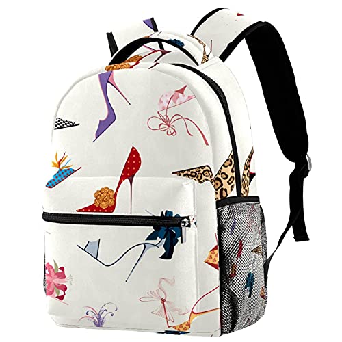 Sac à dos décontracté pour femme multicolore et grand format voyage