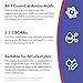 Doctor's Recipes Essential Amino Acids Supplement, All 9 Essential Amino Acids (EAA), BCAA 2:1:1, 240 Veggie Capsules