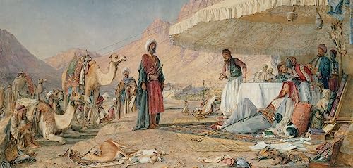 Peinture Murale désert du mont Sinaï, une œuvre haut de gamme aux détails d'une grande finesse