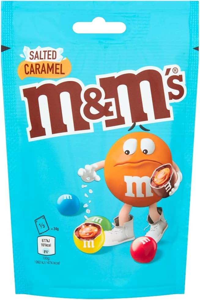 M&Ms Salted Caramel Chocolate Candies, Smooth Caramel and Crunchy Salt Inside, 102g (B0DCTTW4LT) Amazon Price History, Amazon Price Tracker