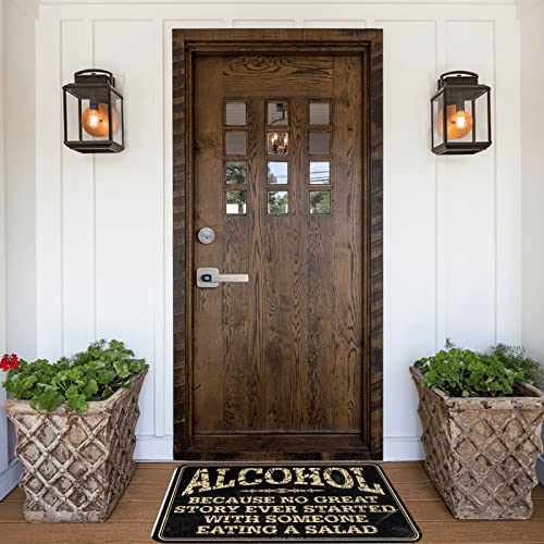 Tapis de porte d'automne d'extérieur rétro pour entrée
