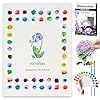 Watercolor Workbook, Water Coloring Book with 13 Pages 300GSM Paper, 26 Colors Watercolor Paint Set with Brush & Storage Bag, Beginner-Friendly Coloring Book for Adults - Flowers Theme Art Kit