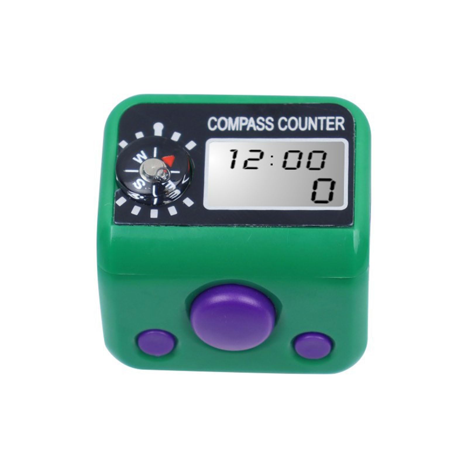 Fromceo Green Digital Finger Counter Counting Machine With High Accuracy For Industrial And Educational Purposes Step Counter Compasses