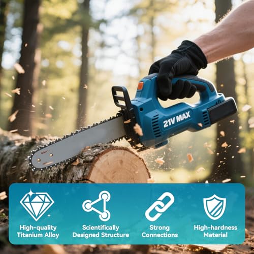 Spetsbst 4 Stück Ersatzkette Sägekette 25 cm Antriebsglieder 3/8LP Kettensäge Kette mit 40 Treibglieder Rückschlagsarme Kette für 10 Zoll Schwert