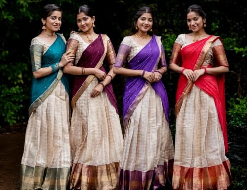 Image of RENVAANI FASHION Women's Traditional Un-Stitched Lehenga Choli | Lehenga Choli for Women | Ethnic Wear Heavy Work Lehenga Choli With Dupatta