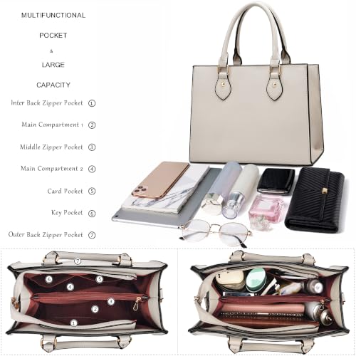 Image of CHICAROUSAL Crossbody Purses and Handbags for Women PU Leather Tote Top Handle Satchel Shoulder Bags