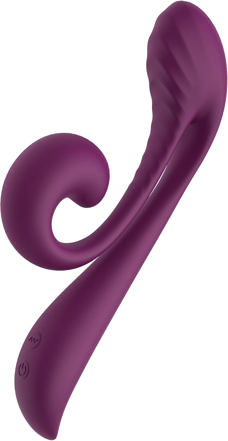 Tracy's Dog Dual Rabbit Vibrator - Dildo Adult Sex Toys for Women & Couples, Clitoral & G-Spot Stimulation, Dual Motors, 10 Vibration Modes, USB Magnetic Charging, Fully Waterproof, Body-Safe Silicone