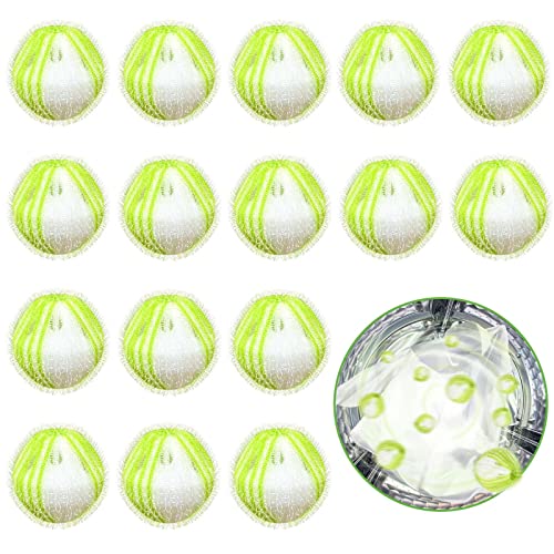 Royouzi Quita Pelos Mascota, 16PCS Atrapapelos Mascota, Atrapa Pelos Lavadora, Recoge Pelos Mascotas,Bola de Lavado Reutilizable para Eliminar el Pelo de Las Mascotas en la Lavadora
