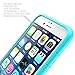 iPhone 6s Case, [Scratch Resistant] i-Blason Clear [Halo Series] Also Fit Apple iPhone 6 Case 6s 4.7 Inch Hybrid Bumper Case Cover (Clear/Blue)