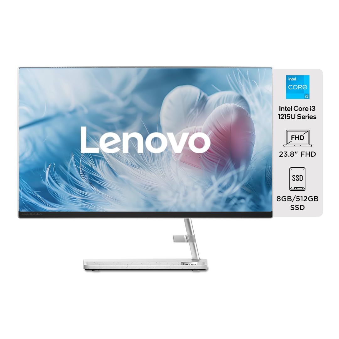 See full amazon price history chart for Lenovo IdeaCentre AIO 3 12th Gen Intel i3 23.8" FHD WVA 3-Side Edgeless All-in-One Desktop with Alexa Built-in (8GB/512GB SSD/Win11/MS Office 2021/HD 720p Camera/Wireless Keyboard & Mouse) F0GH017DIN Lenovo IdeaCentre AIO 3 12th Gen Intel i3 23.8" FHD WVA 3-Side Edgeless All-in-One Desktop with Alexa Built-in (8GB/512GB SSD/Win11/MS Office 2021/HD 720p Camera/Wireless Keyboard & Mouse) F0GH017DIN (B0BVZP2LN3) Amazon Price History, Amazon Price Tracker