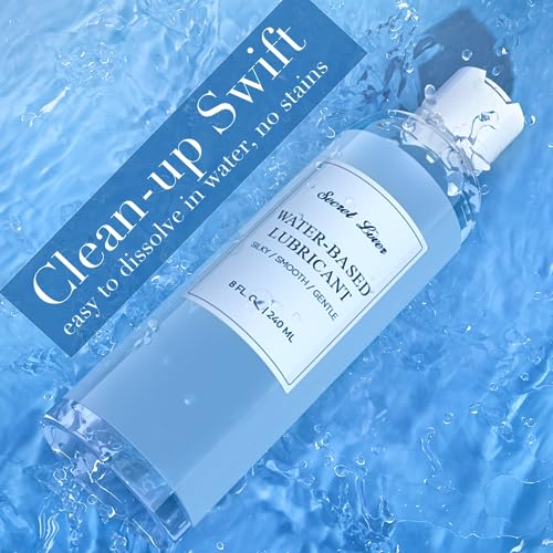 Secret Lover Water-Based Personal Lubricant, Silky Smooth Long-Lasting Lube For Women, Men, And Couples, Natural Ingredients Non-Staining thumb #4