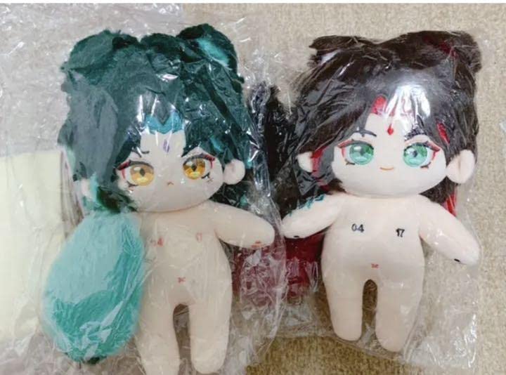 原神　魈 ショウ　ぬいぐるみ　座る姿勢　着せ替えぬいぐるみ　服なし 原神 魈 ショウ ぬいぐるみ 座る姿勢 着せ替えぬいぐるみ 服なし