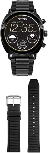 Citizen CZ Smart 41MM Reloj inteligente casual unisex, Negro (Black Bundle), Casual