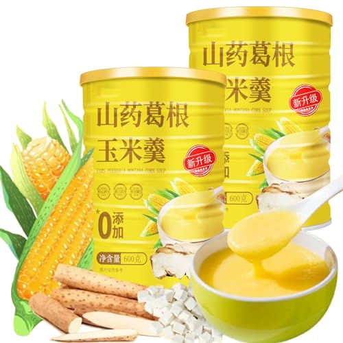 Chinese Corn Soup Powder,Chinese Food,Corn Soup,600g Yam And Pueraria Corn Powder,Corn Soup Powder Chinese Can,Instant Corn Paste,Corn Juice,Corn Soup Powder (2pc)