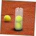 LIOOBO Tennis Ball Tube Storage Case PVC Ball Container Black Lid Practical Tennis Organizer