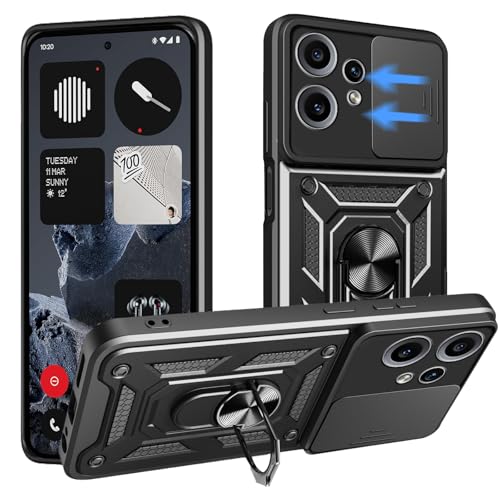 For Nothing CMF Phone 2 Pro P[X Ot CMF Phone 2 Pro Jo[ X^h@\ 360] JYی ԍڃz_[Ή Xgbvz[t ϏՌ h~ wh~ ~ (ubN)