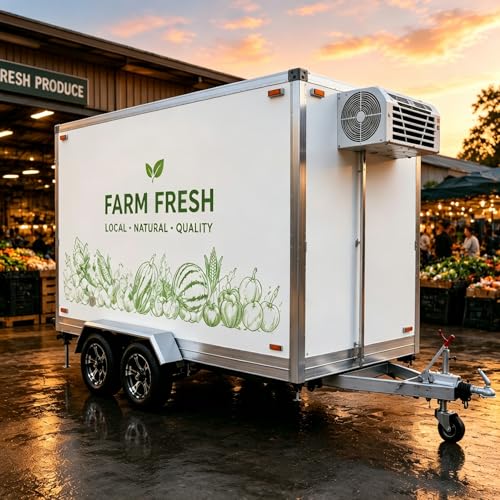 Walk-in Refrigerated Trailer for Food Trucks