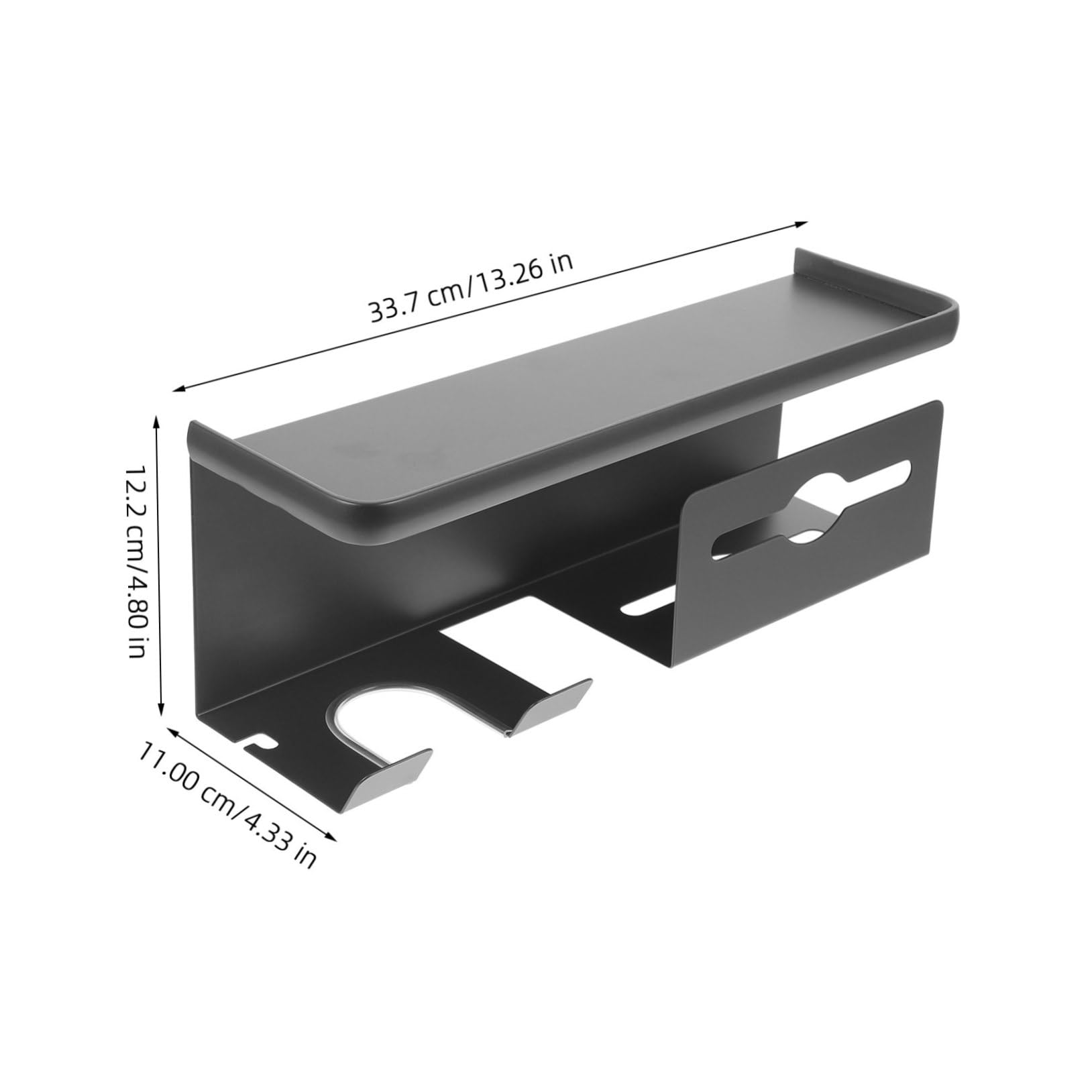 VICASKY Wandhalterung Für Haartrockner Platzsparendes Organizer-system Für Badezimmer Stabile Ablage Aus Robustem Stahl Für Haarpflege-accessoires