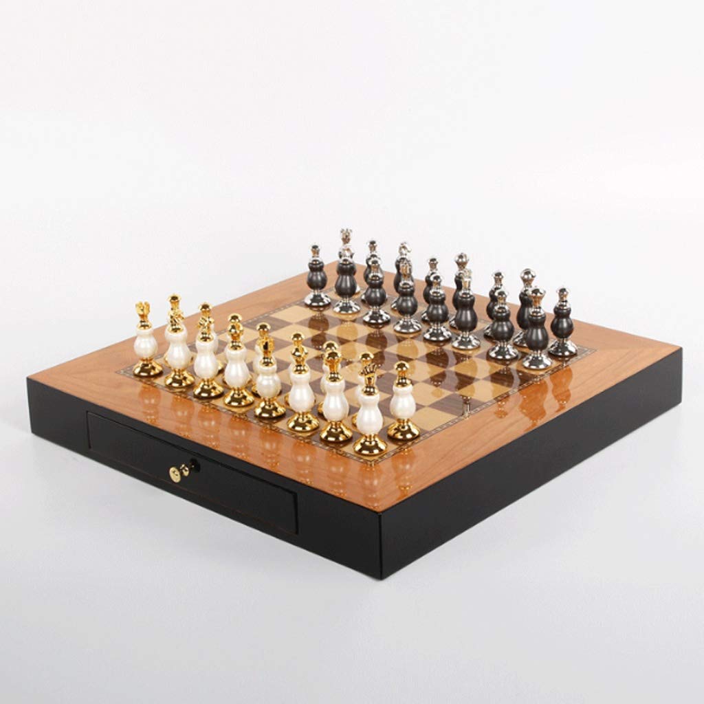 Buy Chess chess set Metal Chess set, Board Decoration Chess, Model Room