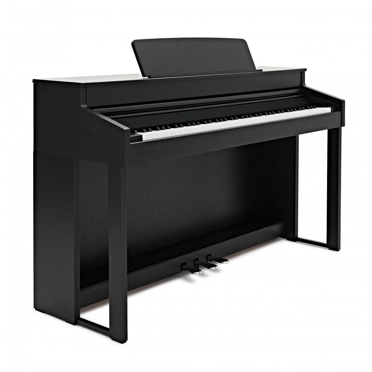 G4M Sonori Upright-Digitalpiano, niedrig, Mattschwarz | Kraftvolle Klangmaschine mit XLN-Audio-Addictive-Keys-Samples, Touchscreen-Interface, Echte Hammermechanik, Satin Schwarz