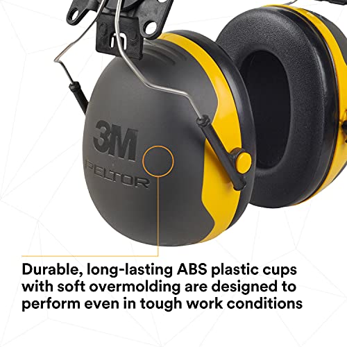 3M PELTOR Hearing Protection Ear Muffs, Cap Style Hard Hat Attached, NRR 24 - image 8