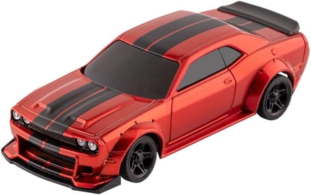 CALLPHA Turbo Racing 1:76 Scale Sport RC Car with Full Proportional RTR 2.4GHZ Remote Control with 2 Replaceable Body Shell (C75 Red)