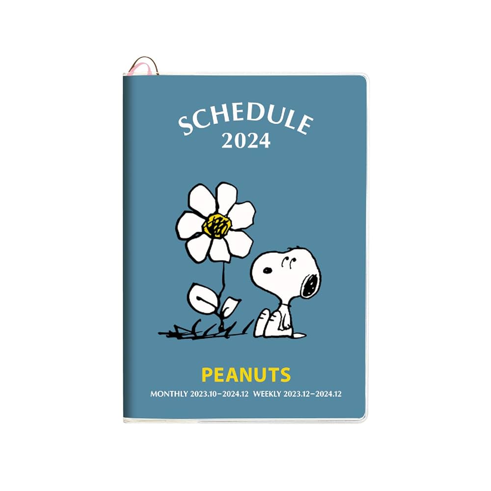 Amazon.co.jp: スクエア スヌーピー 手帳 2024年 B6