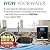 YANDDEA Water Ionizer and Water Purifier Machine,PH 3-11 Alkaline Acid Water Machine,Up to -800mV ORP, 8000 Liters Per Filter,Regulation Valve to Control PH and ORP/Auto-Cleaning