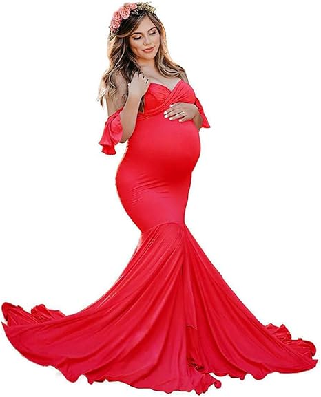 Maternity gown amazon Clearance
