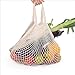 Produktbild Root of all evil 3 Stücke Einkaufsnetz Netztasche Baumwolle wiederverwendbar Einkaufstasche Netz Obstbeutel Organizer für Einkaufen, Strand, Obst, Gemüse, Aufbewahrung Gemüsebeutel
