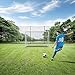 MR Ball Stop Net System 40’x12’, Movable Heavy Duty Backstop Net, 2 in 1 Multi-Sport Stop Netting, Ball Barrier Sports Practice Barrier Net for Professional, College and Grade School Training