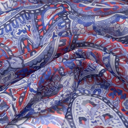 Elizabetta Women's Italian 100% Silk Large Square Shawl Scarf Wrap4