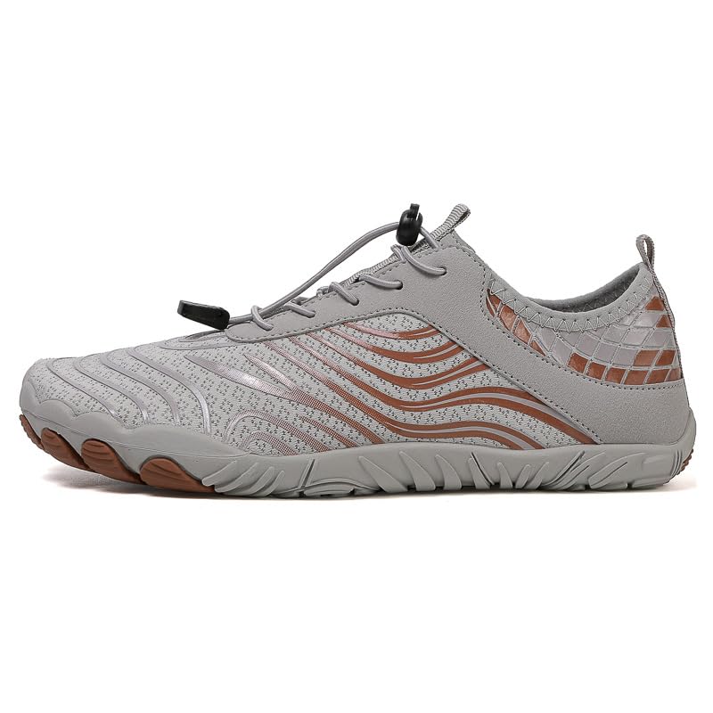 Anti-Slip Rubber Athletic Hiking Water Shoes for Mens Womens | Barefoot Aqua Swim Walking Shoes | Five-Finger Shoes | Running Shoes Lightweight Sneakers-image-22