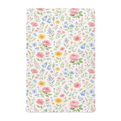 Drap-housse de berceau portable microfibre respirant tout-petit