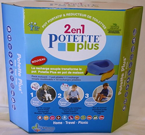 Multifunctionele pannenset: reis-pot, toiletreducator, huispot met zachte navulverpakking en 10 wegwerp… - Afbeelding 7