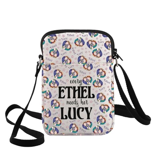 G2TUP Lucy & Ethel Crossbody Bag Friends Gift Every Ethel Needs Her Lucy Shoulder Bag Best Friends Merch